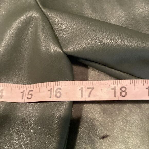 #700 SAYLOR Veronica Vegan Leather Wrap Dress Retail $247 - Picture 13 of 16